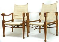 Safari Stühle von Wilhelm Kienzle
